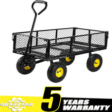 Heavy Duty Utility Camping Beach Wagon Cart Folding Collapsible Max Load 1322LB