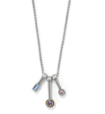 Brighton Halo Gleam Trio Necklace Style JM7604 MSRP 78 NWT