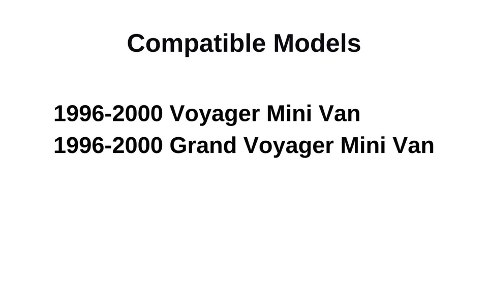 Fits 96-00 Plymouth Voyager Grand Voyager Van Passenger Right Front Door Glass Foto 3 de 4