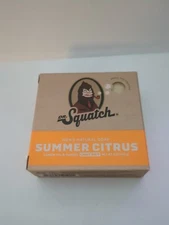 New (4)Dr. Squatch Men's Natural Bar Soap Lemon Oil Pumice Summer Citrus 5 oz