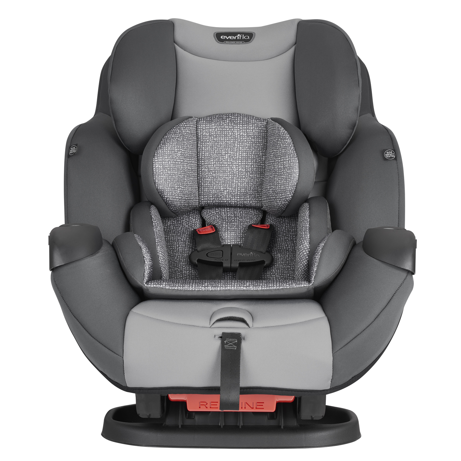 evenflo gray car seat
