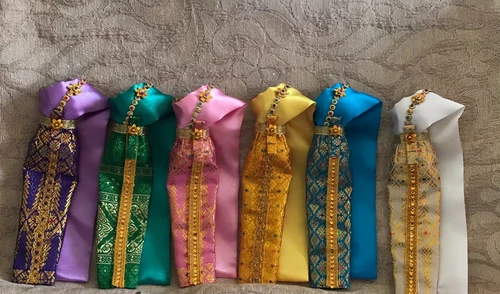 Handmade Thai National dress  for barbie/silkstone/ooak  No78