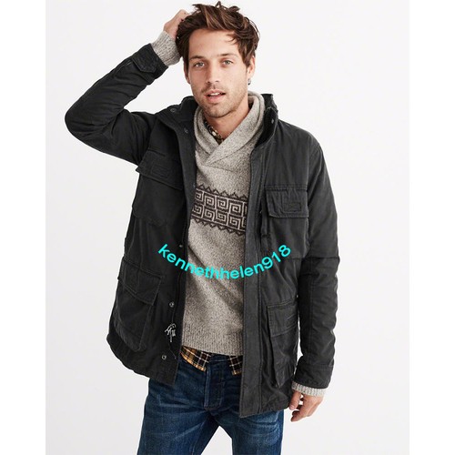 ABERCROMBIE \u0026 FITCH MENS UTILITY PARKA 