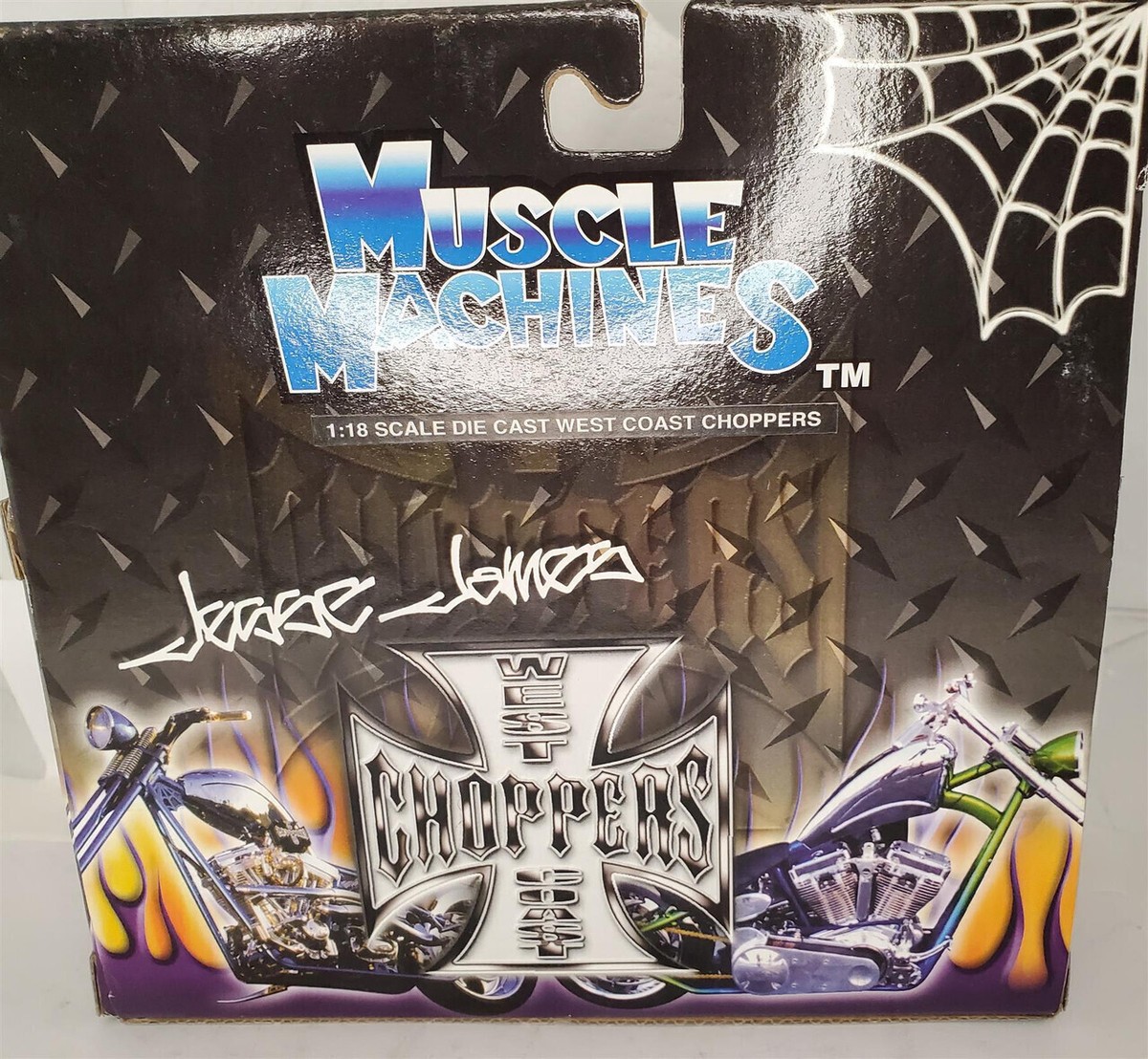 West Coast Choppers EL DIABLO RIGID Jesse James 1/18 Diecast