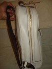 100% AUTHENTIC NEW MEN SALVATORE FERRAGAMO REVIVAL STAMPED WHITE BACKPACK/BAG — photo 6