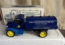 1927 Mack Tanker Truck Bank - ERTL Die Cast Metal The Continental Oil Co.