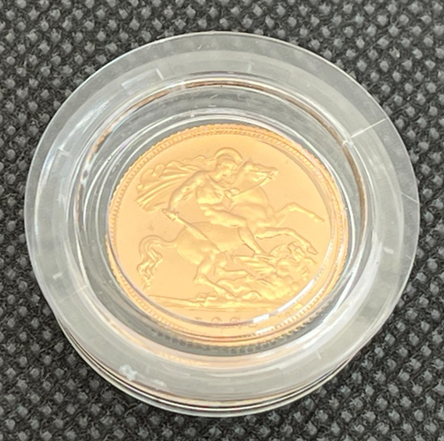 1982 Gold Proof Half Sovereign Original Royal Mint Capsule - Picture 13 of 15