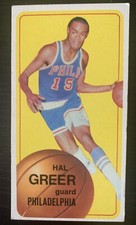 1970-71 Topps #155 Hal Greer Philadelphia 76ers HOF Basketball Card - ungraded