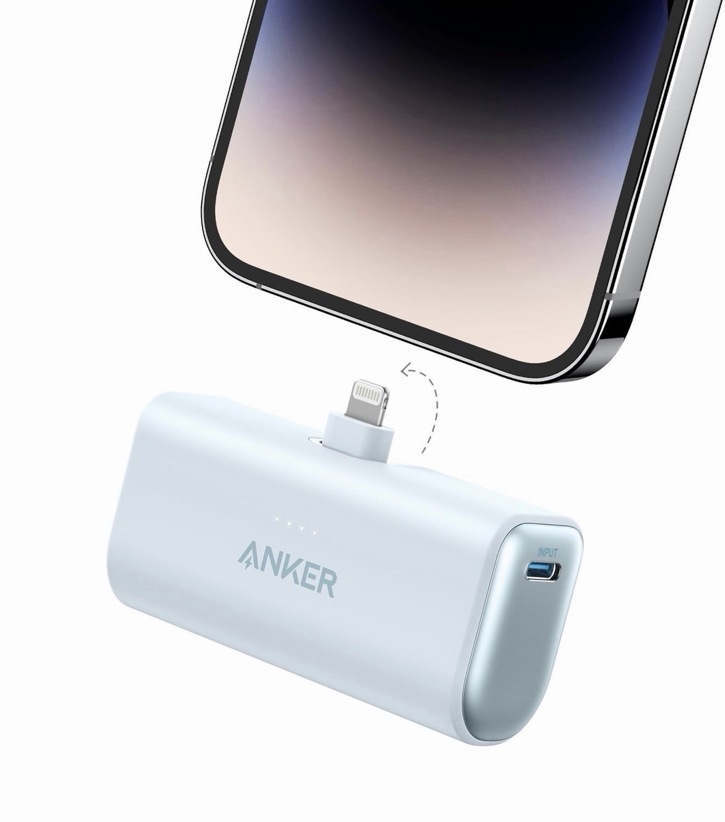 Anker Nano Power Bank 5000mAh iPhone Portable Battery ChargerMFi Certified  BLACK 194644124922| eBay