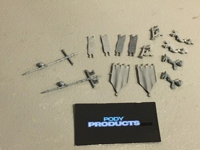 A38311 WARHAMMER FANTASY OLD WORLD HIGH ELVES BITS LOT STANDARD MUSICIAN GW