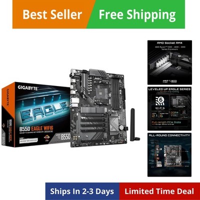 AMD AM4 ATX Motherboard, Supports Ryzen 5000/4000/3000 Processors, , 10+3 Pow...