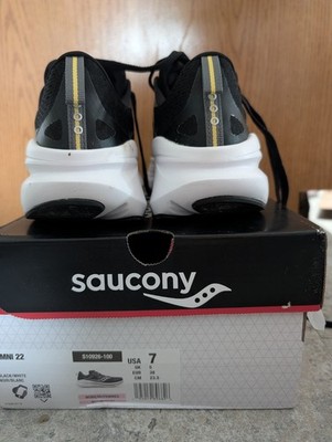 Saucony Omni 22 Black/White women's Running Shoes 7