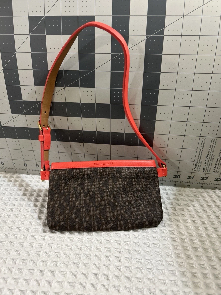 New?Michaels Kors Belt Bag&Fanny Pact color:coral-red L/xll/brown s/m Michael Kors Belt Bag & Fanny Pack Red Bags & Handbags for  main image 4