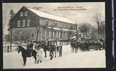 AK Clausthal, Carnivalist procession of the Clausthal student body in various 