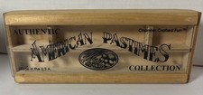Vintage AMERICAN PASTIMES COLLECTION Wooden Box Made In The USA
