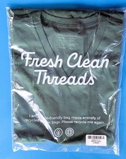 Fresh Clean Threads Men's Short Sleeve V Neck Shirt SAGE GREEN Size Medium M