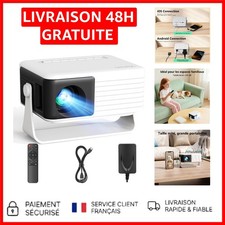 Projecteur Mini Y3 Noir 1080P Portable avec Zoom 50% et Correction Keystone