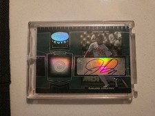 Jermaine Dye 2004 Leaf Certified Cuts Marble Emerald Autograph #140 SSP 2/5