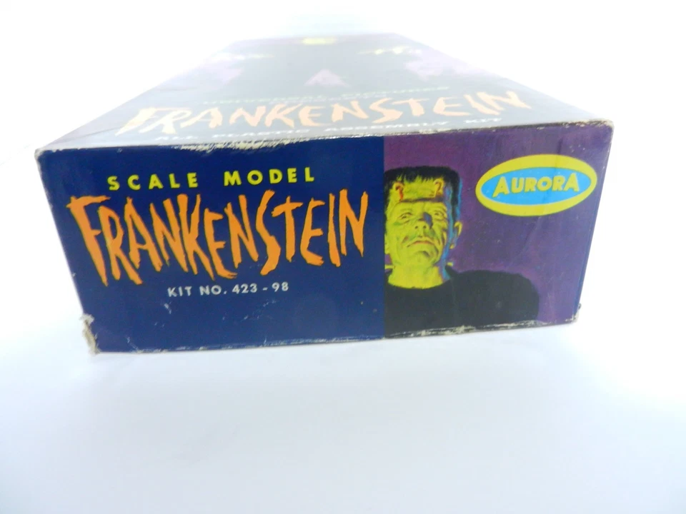 ORIGINAL AURORA FRANKENSTEIN MODEL KIT 1961 COMPLETE UNBUILT UNPAINTED - Image 3 of 4