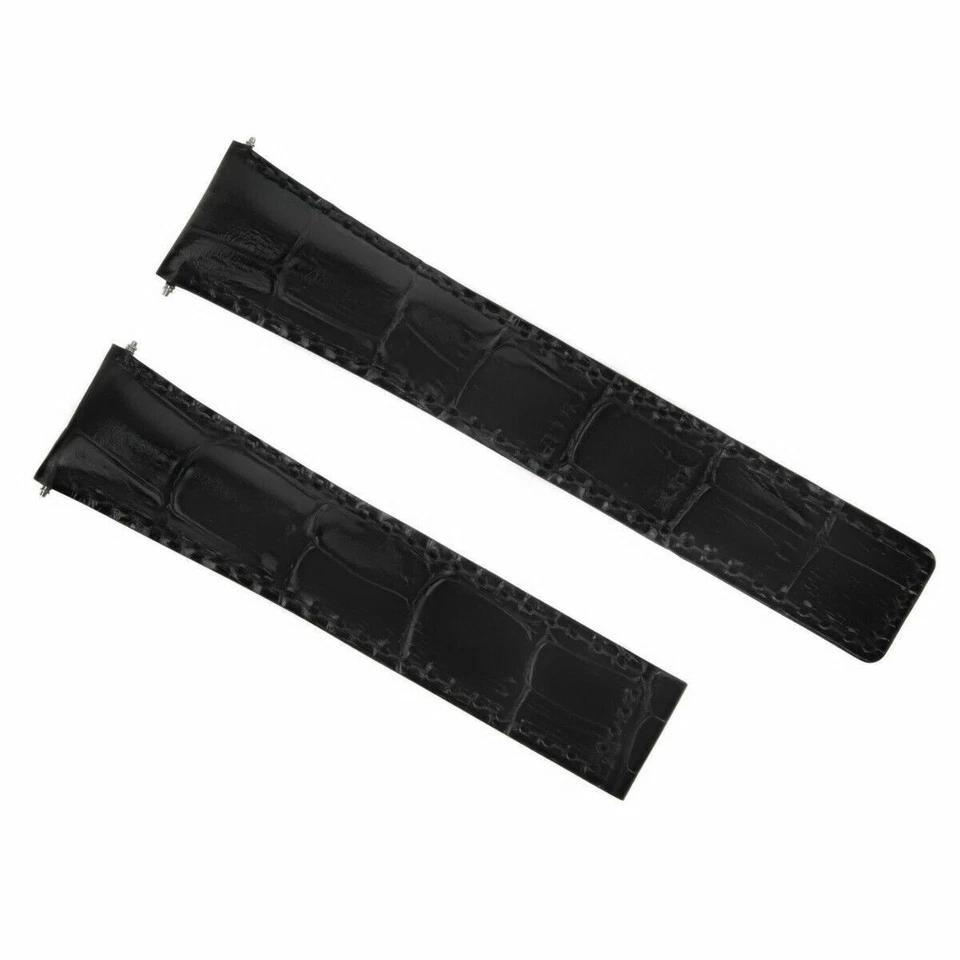 19-20-21-22MM LEATHER WATCH BAND STRAP FOR TAG HEUER CARRERA DEPLOYMENT CLASP - Image 2 of 4