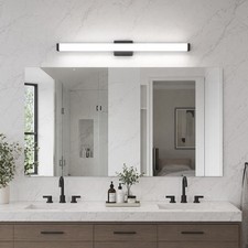 33'' Vanity Light LED Bar Modern Bathroom Over Mirror Wall Sconce Black Fixture