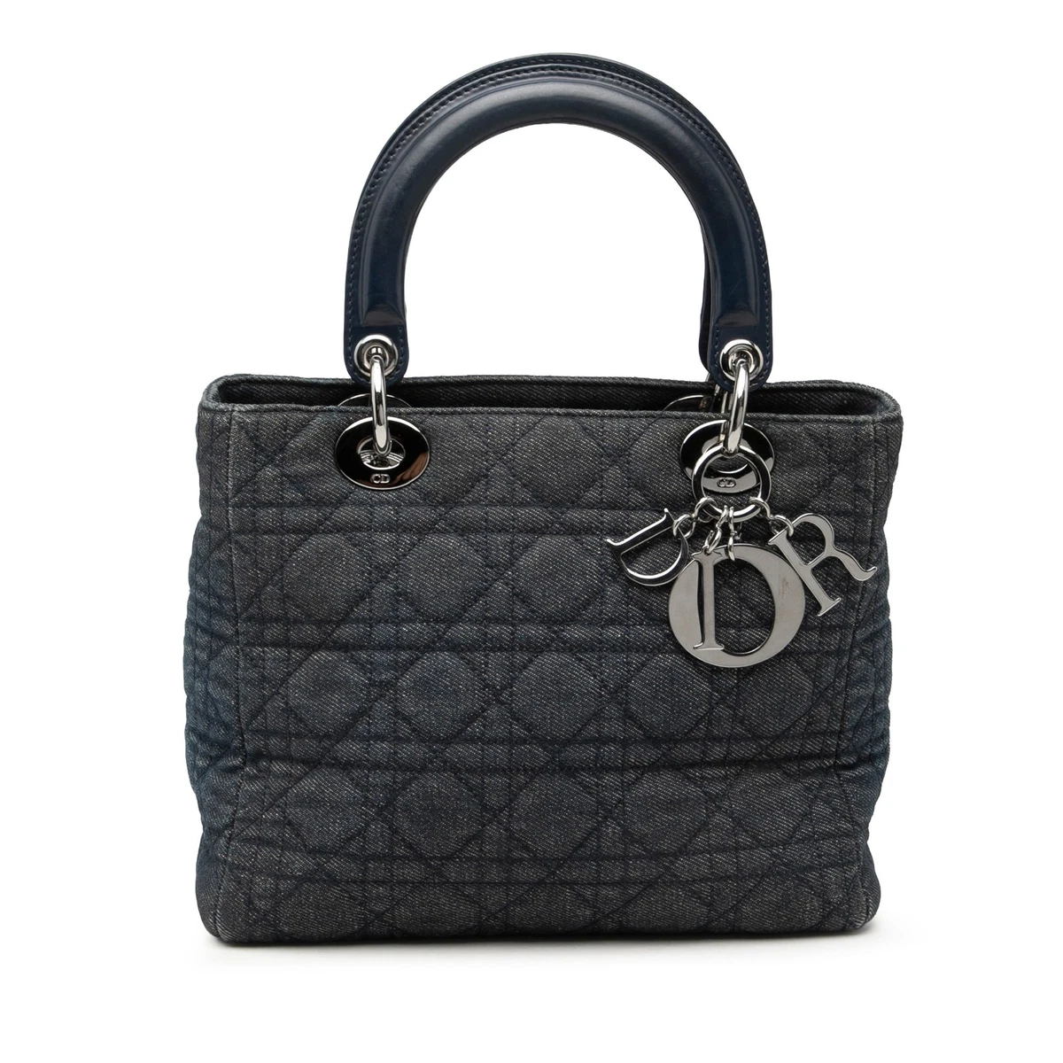 Christian Dior ハンドバッグ ブラックデニム Dior Denim Exterior Satchel/Top Handle Bag Handbags & Bags for