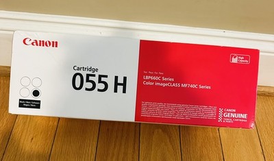 Genuine Canon Toner 055H Black, High Capacity Sealed Lbp660C Series NEW