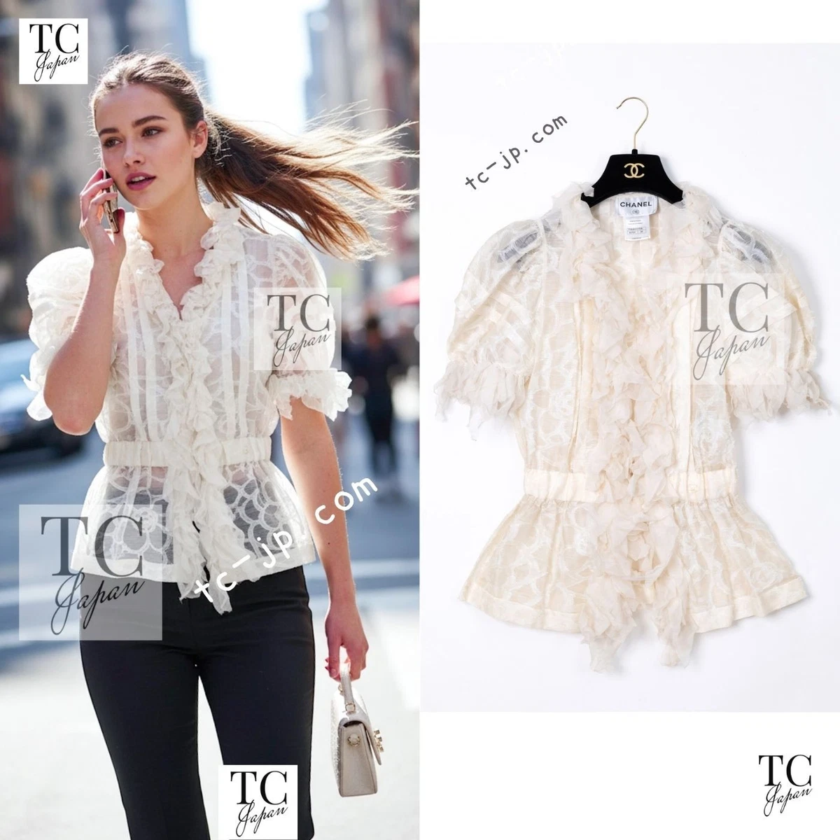 Chanel レーストップス CHANEL Silk Floral Tops for Women for sale | eBay