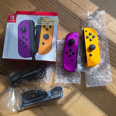 Nintendo Joy-Con 2er-Set Neon-Lila/Neon-Orange