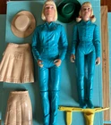 Marx Toys 1965 Jane & Josie West Loose Arms (Josie) Doll Lot Vintage With Extras