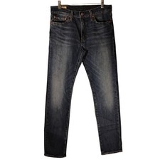 Levi's 510 premium jeans mens 31x32 blue denim big E skinny dark wash Strauss