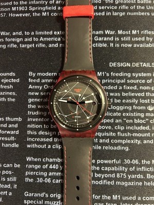 Swatch Sistem51 42mm Sistem Red Automatic Men s Watch SUTR400