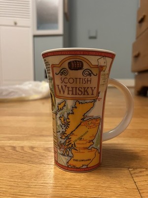 Dunoon Scottish Whiskey Caroline Dadd Fine Bone China Mug