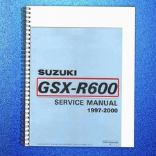1992-1993 Suzuki GSXR600 Motorcycle Service Manual
