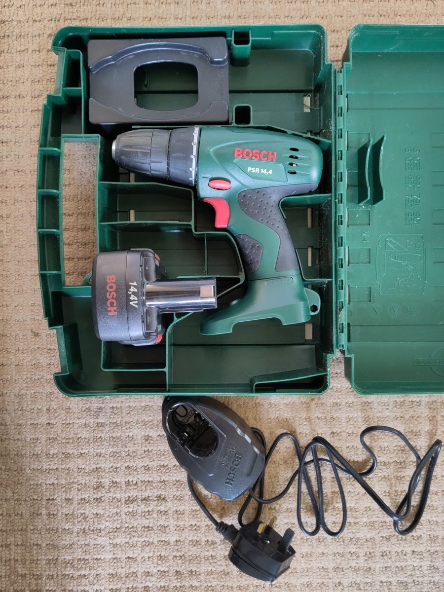 Bosch PSR Cordless Drill Driver with Battery, Charger and OEM Case