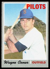 Wayne Comer 1970 Topps #323 VG NO Crease
