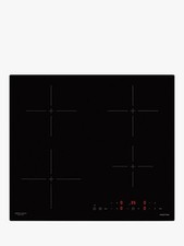 John Lewis & Partners JLBIIH616 60cm 4-Zone Induction Hob, Black