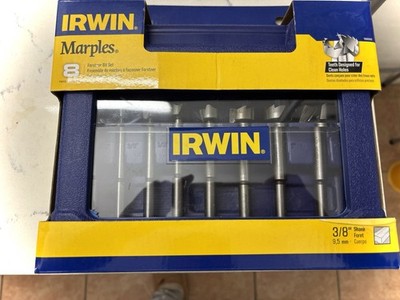 Irwin Tools IRWIN Marples Forstner Bit Set, Wood Drilling, 8 One Size, Multi 