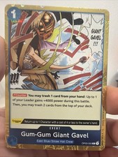 Gum-Gum Giant Gavel (Jolly Roger Foil) OP03-055 Premium Booster -The Best- Foil
