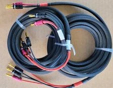 Liberty  6ft-50'FT Copper Bi-Wire Audio Speaker USA OFC 2-Cable, 9-AWG 4X12AWG