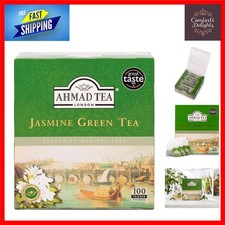 Luxurious Jasmine Green Tea - 100 Teabags Infused with Garden Fresh Aroma 0.10 per strip