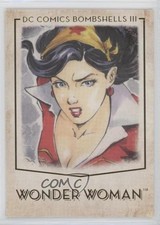2019 Cryptozoic DC Bombshells Series III Gold Deco Foil Wonder Woman #02 2rz