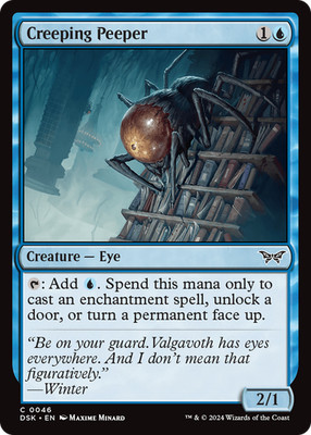 Creeping Peeper #46 (LP) Duskmourn DSK Magic MTG