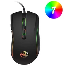 HXSJ A869 Black Wire USB Gaming Mouse