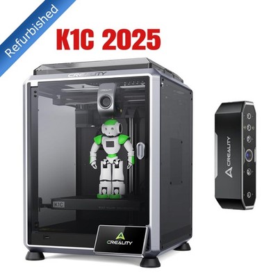 【Refurbished】Creality K1C 2025 Upgraded 3D Printer 600mm/s+Otter 3D Scanner