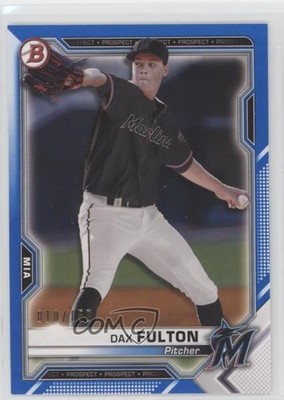 2021 Bowman Prospects Blue Border 10/150 Dax Fulton #BP-32 2a9