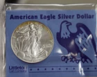 1999 US Silver Eagle $1 Nice Unc Blue Littleton Case