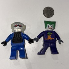 Happy Meal DC Lego Batman Mr Freeze Joker Figure 2008 McDonalds Lot Of 2