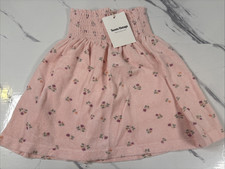 Tocoto Vintage Lilac Flower Print Skirt Size 3Y
