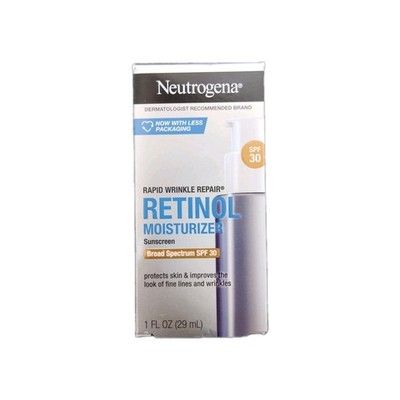 Neutrogena Rapid Wrinkle Repair Retinol Moisturizer Sunscreen SPF 30 NEW 8/27+